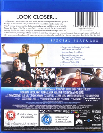 American Beauty [Blu-Ray]