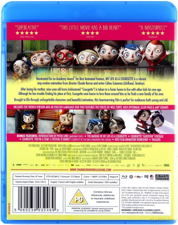 My Life As A Courgette (Nazywam się Cukinia) [Blu-Ray]