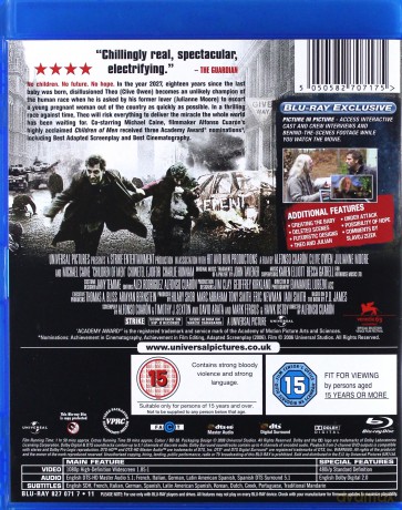 Children of Men (Ludzkie dzieci) [Blu-Ray]