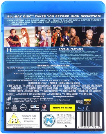 Przygody Barona Munchausena [Blu-Ray]