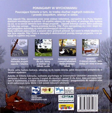 O zajączku Filipie, który ze strachu dokonał wielkich czynów - Elżbieta Zubrzycka [KSIĄŻKA]
