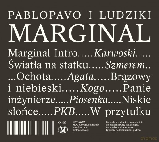 Pablopavo i Ludziki: Marginal [CD]