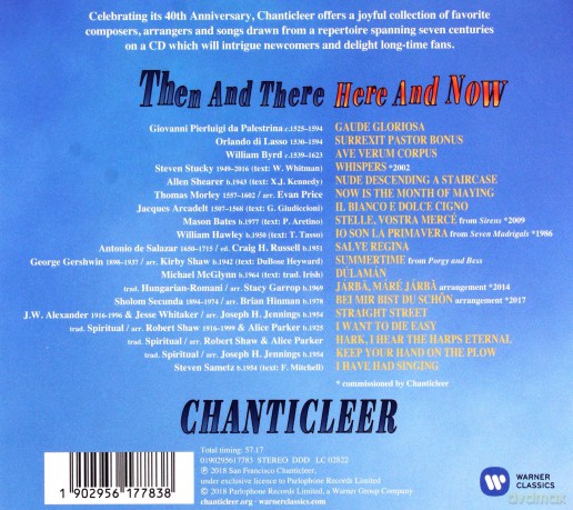 Chanticleer: Then And There - Here And Now [CD]