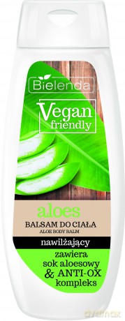 Bielenda Vegan Friendly Balsam do ciała nawilżający Aloes 400 ml