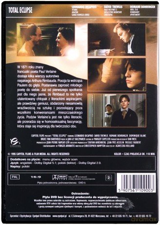 Całkowite zaćmienie [DVD]