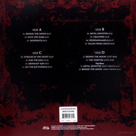 Bloodbound: Nosferatu (Clear Red) [2xWinyl]