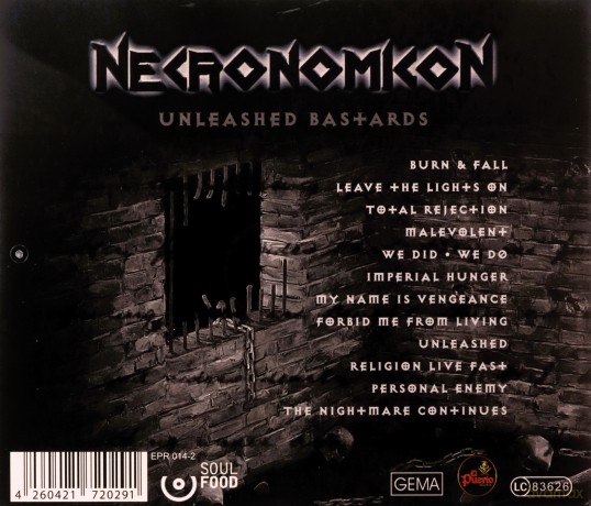 Necronomicon: Unleashed Bastards [CD]