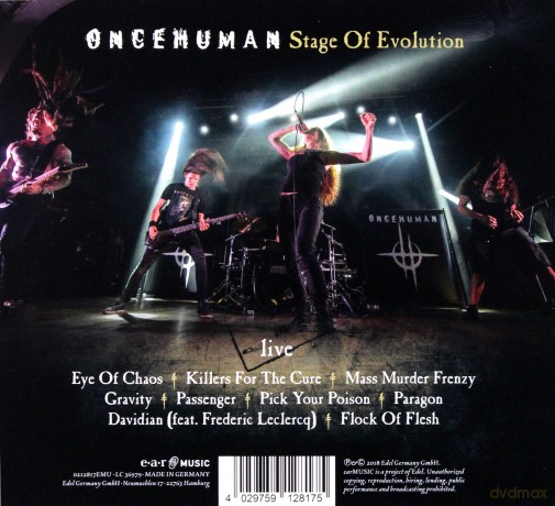 Once Human: Stage Of Evolution Live (digipack) [CD]