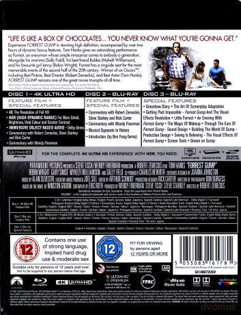 Forrest Gump [Blu-Ray 4K]+[2xBlu-Ray]