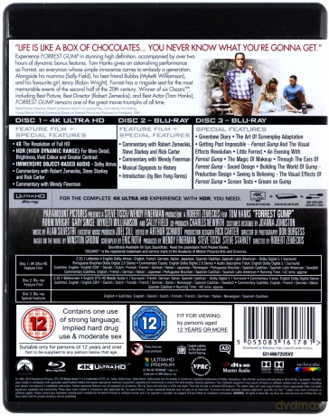 Forrest Gump [Blu-Ray 4K]+[2xBlu-Ray]