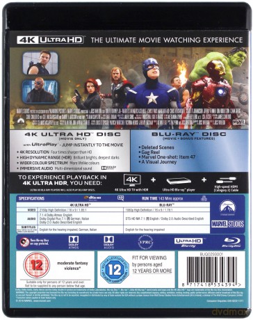 Avengers Assemble [Blu-Ray 4K]+[Blu-Ray]