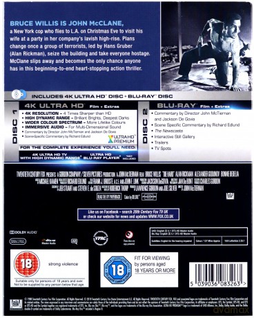 Szklana pułapka [Blu-Ray 4K]+[Blu-Ray]