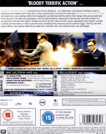 Kingsman: Złoty krąg [Blu-Ray 4K]+[Blu-Ray]