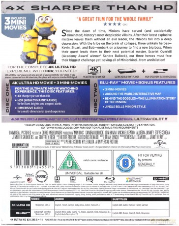 Minions (Minionki) [Blu-Ray 4K]+[Blu-Ray]
