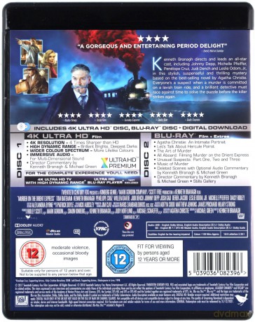 Morderstwo w Orient Expressie) [Blu-Ray 4K]+[Blu-Ray]
