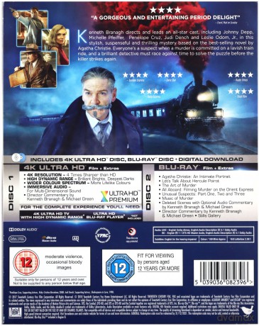 Morderstwo w Orient Expressie) [Blu-Ray 4K]+[Blu-Ray]