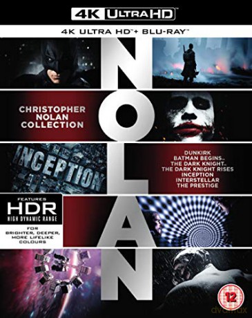 Nolan 4K Collection: Mroczny Rycerz Trylogia / Dunkierka / Interstellar / Incepcja (Dunkierka / Batman - Początek / Mroczny rycerz / Mroczny Rycerz powstaje / Incepcja / Interstellar / Prestiż) [7xBlu-Ray 4K]+[14xBlu-Ray]