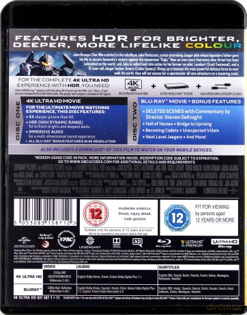 Pacific Rim: Rebelia [Blu-Ray 4K]+[Blu-Ray]