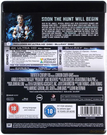 Predator [Blu-Ray 4K]+[Blu-Ray]