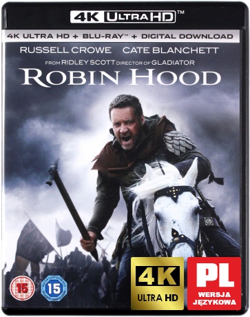Robin Hood (2010) [Blu-Ray 4K]+[Blu-Ray]+[DVD]