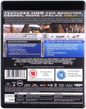 Mumia Grobowiec cesarza smoka [Blu-Ray 4K]+[Blu-Ray]