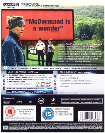 Trzy billboardy za Ebbing, Missouri [Blu-Ray 4K]+[Blu-Ray]