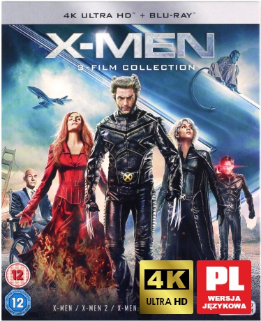 X-Men Trylogia (X-Men / X-Men 2 / X-Men: Ostatni bastion) [3xBlu-Ray 4K]+[3xBlu-Ray]