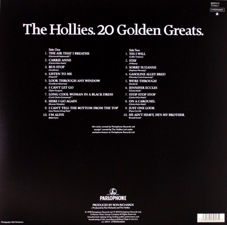 The Hollies: 20 Golden Greats [Winyl]