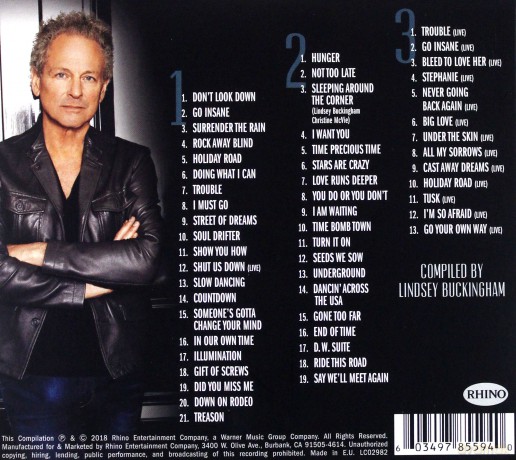 Lindsey Buckingham: Solo Anthology: The Best Of Lindsey [3CD]