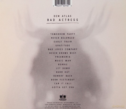 Dem Atlas: Bad Actress [CD]