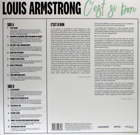 Louis Armstrong: C'est Si Bon [Winyl]