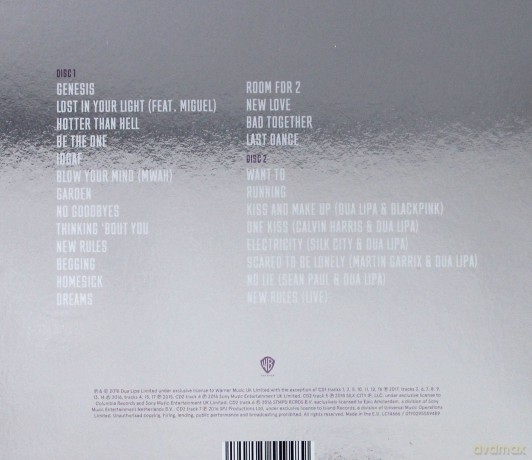 Dua Lipa: Dua Lipa (Complete Edition) [2CD]