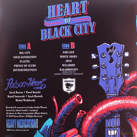 Poison Heart: Heart Of Black City [Winyl]