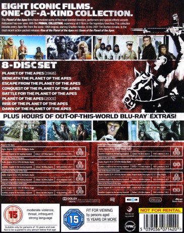 Planeta Małp. Kolekcja 8 Filmów [BOX] [8xBlu-Ray]