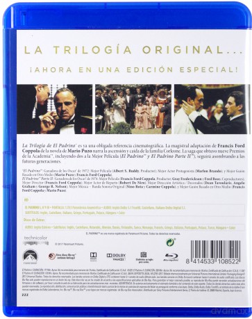 Ojciec Chrzestny 1-3 [BOX] [4xBlu-Ray]