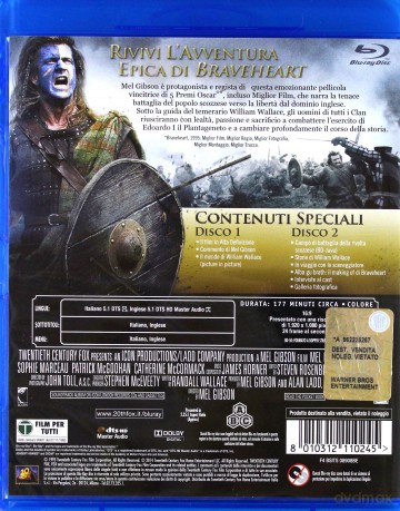 Braveheart - Waleczne Serce [2xBlu-Ray]