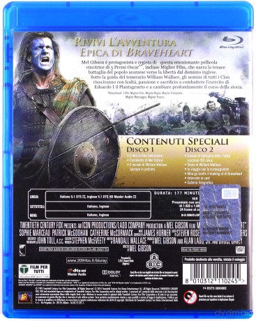 Braveheart - Waleczne Serce [2xBlu-Ray]