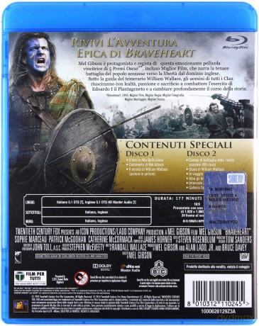 Braveheart - Waleczne Serce [2xBlu-Ray]