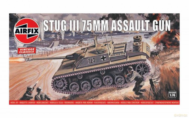 Model plastikowy Działo pancerne Stug III 75 mm