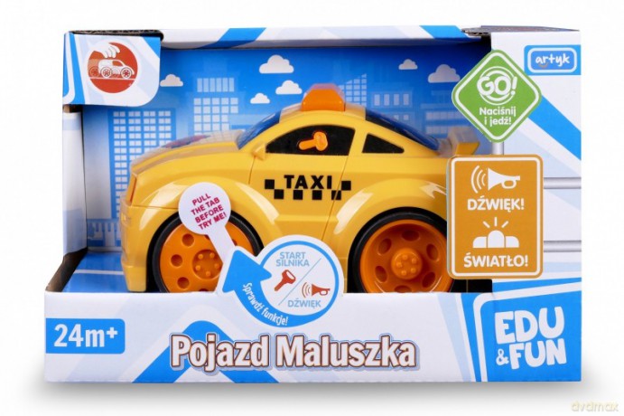 Pojazd Maluszka EDU&FUN żółty