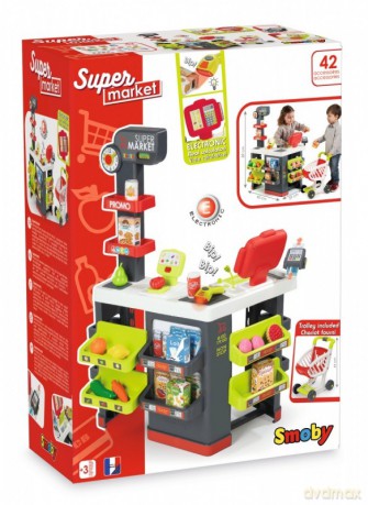 Supermarket z wózkiem