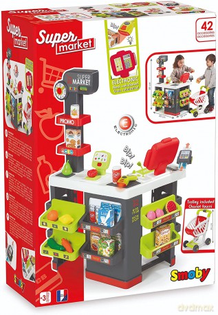 Supermarket z wózkiem