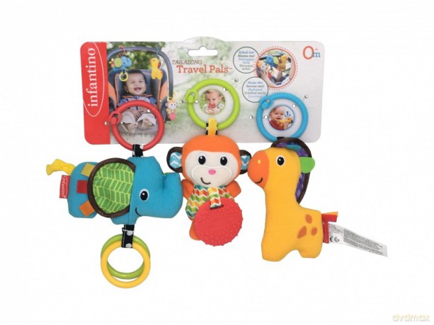 Zawieszki podróżna Infantino Zwierzątka