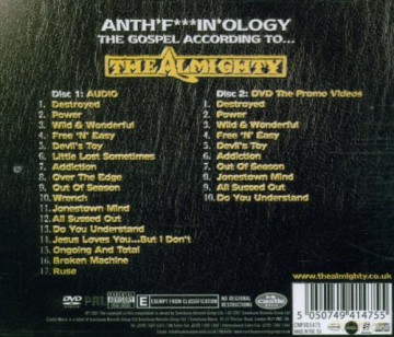 The Almighty: Anth F***In Ology [CD]+[DVD]