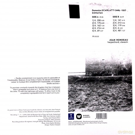 Jean Rondeau: Scarlatti: Sonatas [Winyl]
