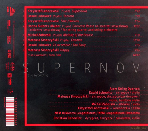 Atom String Quartet: Supernova [CD]