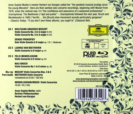 Anne Sophie Mutter: The Early Years [3CD]+[Blu-Ray]