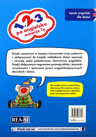 1 2 3 po angielsku mówisz ty - Gabrielle Smith-Dluha, Veronika Moravkova [KSIĄŻKA]
