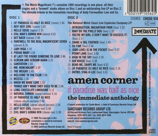 Amen Corner: If Paradise Was Half As Nice [2CD]