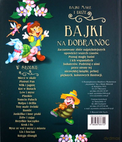 Bajki na dobranoc. Bajki małe i duże [KSIĄŻKA]